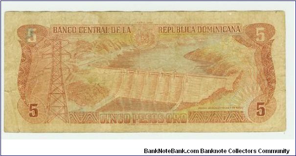 Banknote from Dominican Republic year 1982