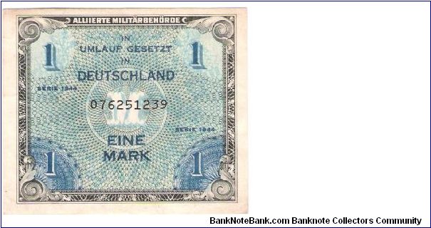 Allied Military Currency for germany printed by the BEP Banknote
