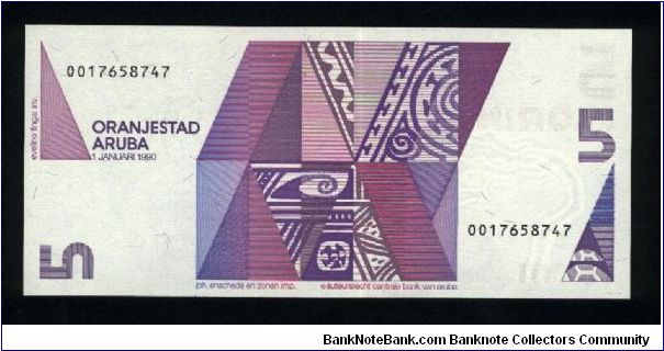 Banknote from Aruba year 1990