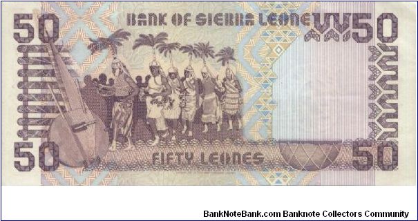 Banknote from Sierra Leone year 1989