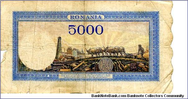 Banknote from Romania year 1943