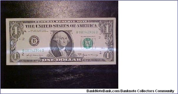 1969 A FR 1904-B Kabis-Kennedy Banknote