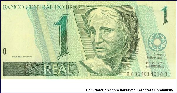 Brazil 1 Real 2003 P251. Banknote