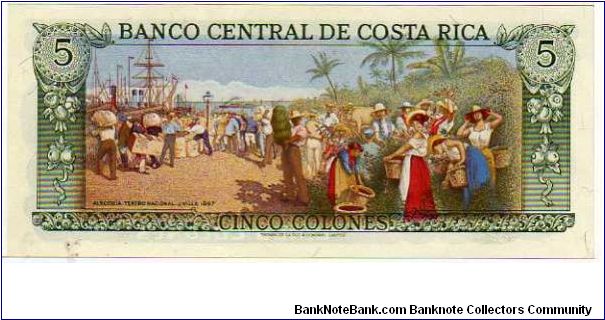 Banknote from Costa Rica year 1992