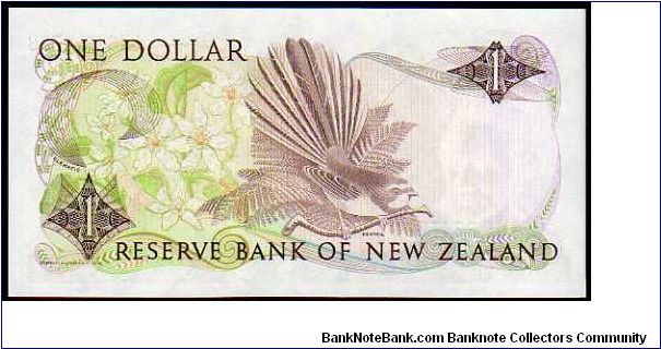 Banknote from New Zealand year 1986