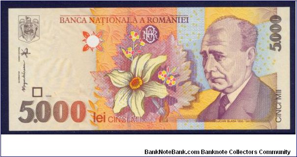 P-107 5000 lei Banknote