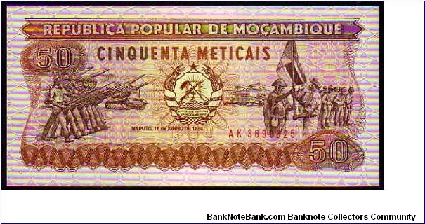 50 Meticas
Pk 129 Banknote