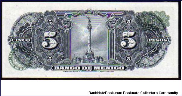Banknote from Mexico year 1963
