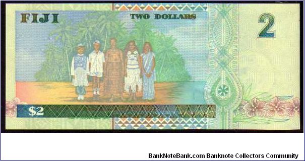 Banknote from Fiji year 1995