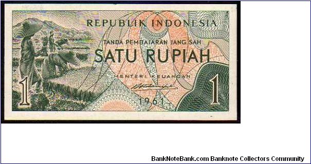 1 Rupiah
Pk 78 Banknote