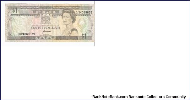 1 Dollar

Front:
Qn. Elizabeth II

Back:
Open air fruit market Banknote