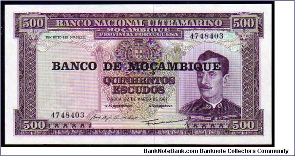 500 Escudos
Pk 118a

(Ovpt 1976) Banknote