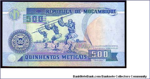 Banknote from Mozambique year 1991
