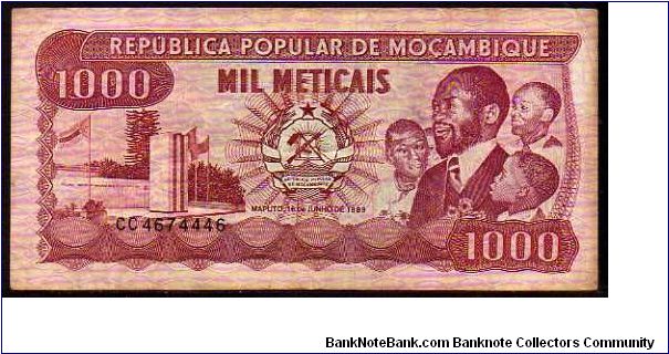 1000 Meticas
Pk 132 Banknote