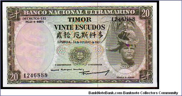20 Escudos __

Pk 26a Banknote