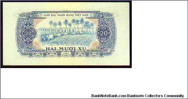 Banknote from Vietnam year 1975