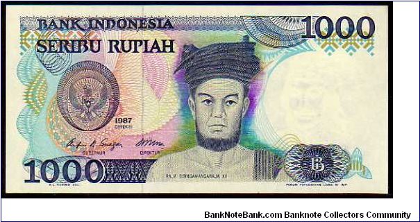 1000 Rupiah
Pk 124a Banknote