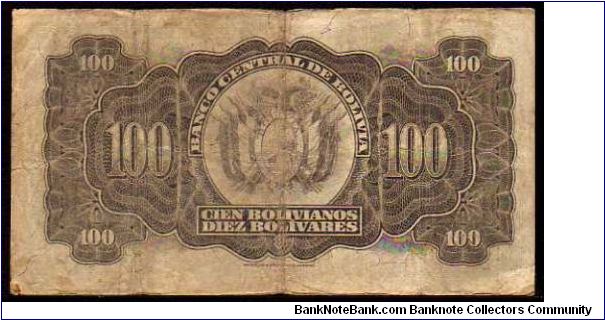 Banknote from Bolivia year 1928