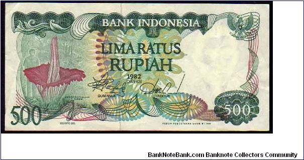 500 Rupiah
Pk 121 Banknote