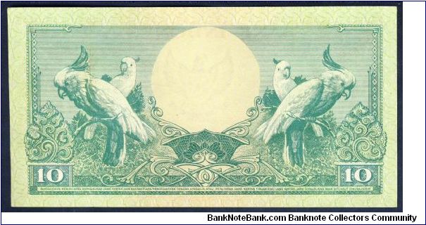 Banknote from Indonesia year 1959