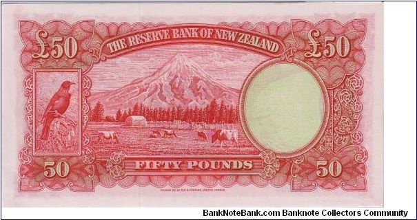 Banknote from New Zealand year 1963