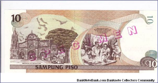 Banknote from Philippines year 2000