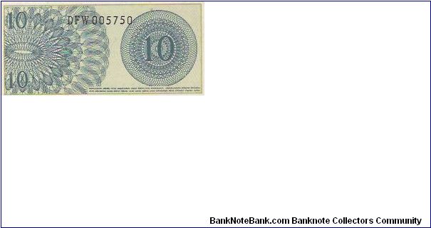 10 SEN

DOH 019159

P # 92 Banknote
