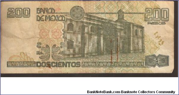 Banknote from Mexico year 2000