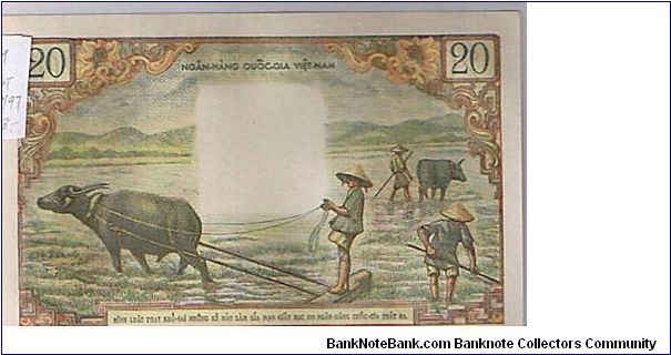 Banknote from Vietnam year 1960