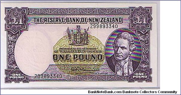 NZ 1 POUND Banknote
