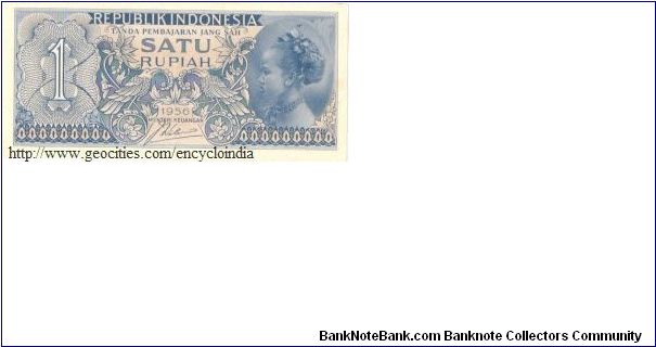 Indonesia Satu Rupiah Banknote