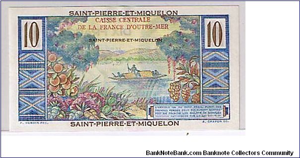 Banknote from France year 1956