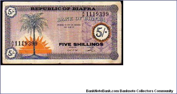 5 Shillings__

Pk 1 Banknote
