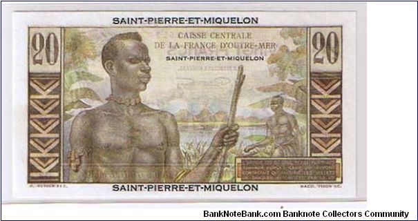 Banknote from France year 1950