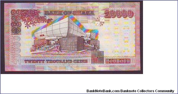 Banknote from Ghana year 2005