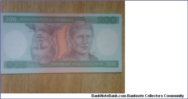 Brasil 200 Cruzeiros Banknote