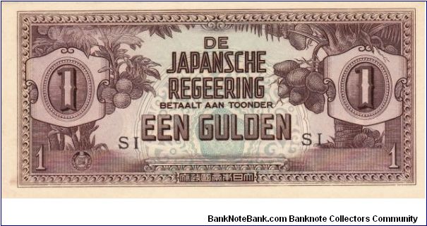 JIM Note: Netherlands Indies Een (1) Gulden Banknote