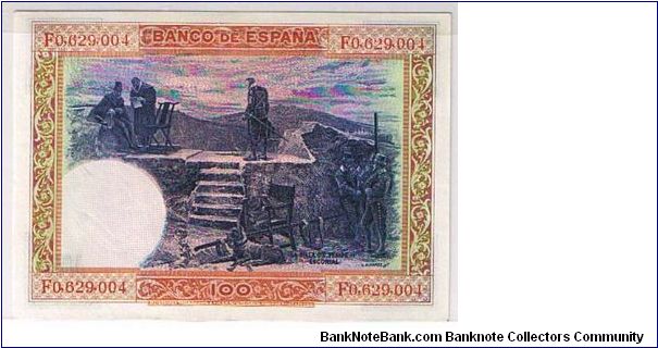 Banknote from Spain year 1925