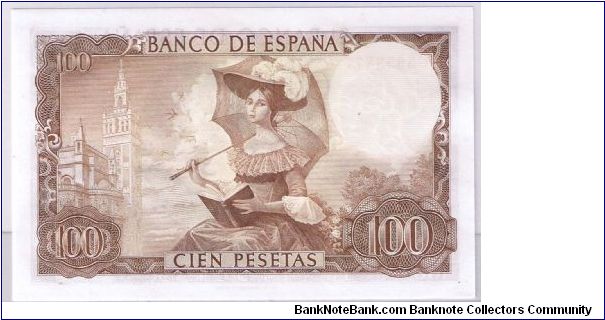 Banknote from Spain year 1965