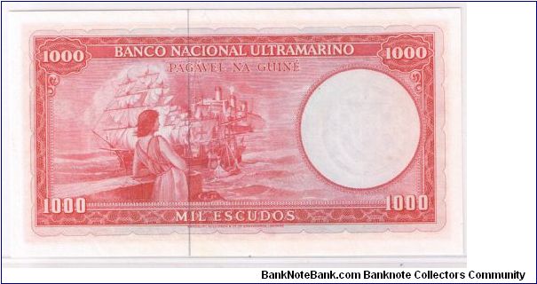 Banknote from Guinea-Bissau year 1964
