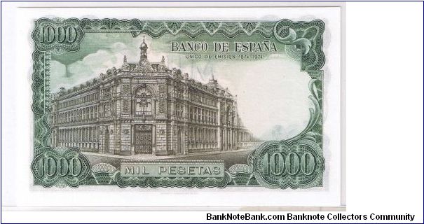 Banknote from Spain year 1971