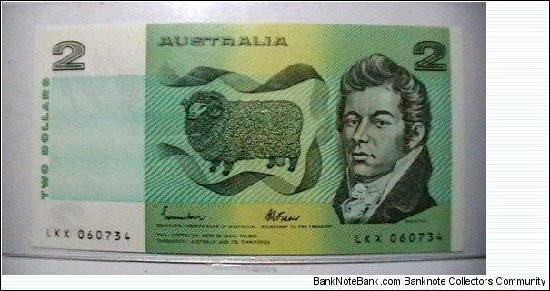 Australia ND 1974-1985 2 Dollar note, KP# 43 Banknote