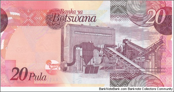 Banknote from Botswana year 2009