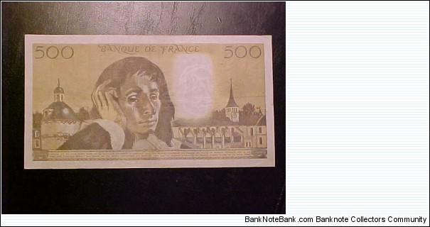 Banknote from France year 1985