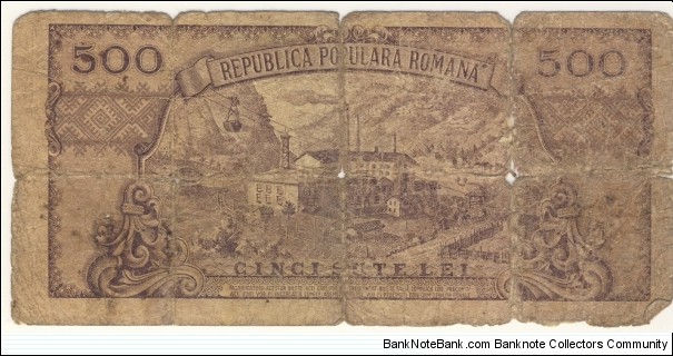Banknote from Romania year 1949