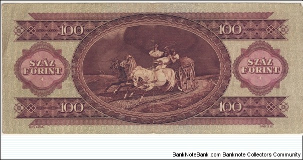 Banknote from Hungary year 1962