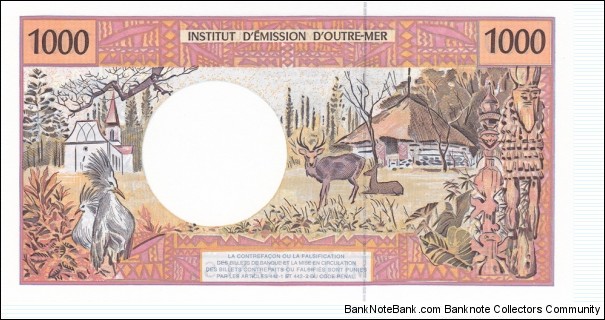 Banknote from French Polynesia year 2003