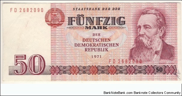 50 Mark(East Germany 1971) Banknote