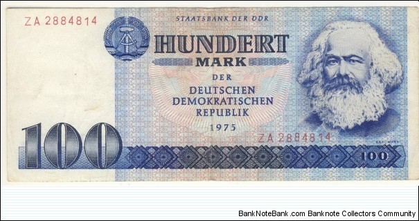 100 Mark(East Germany 1975) Banknote