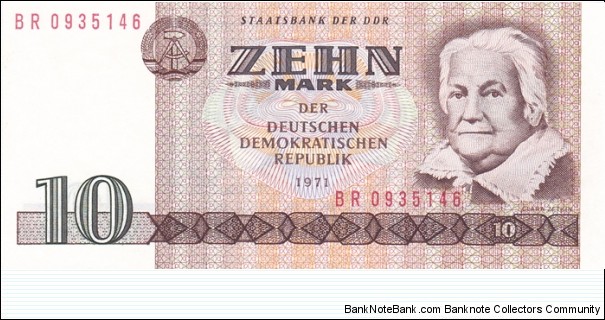 East Germany P28b (10 mark 1985) Banknote